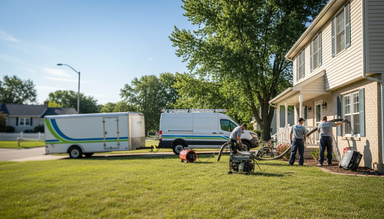 Flooded Basement Restoration And Cleanup With Repair in Gilson, IL near me
